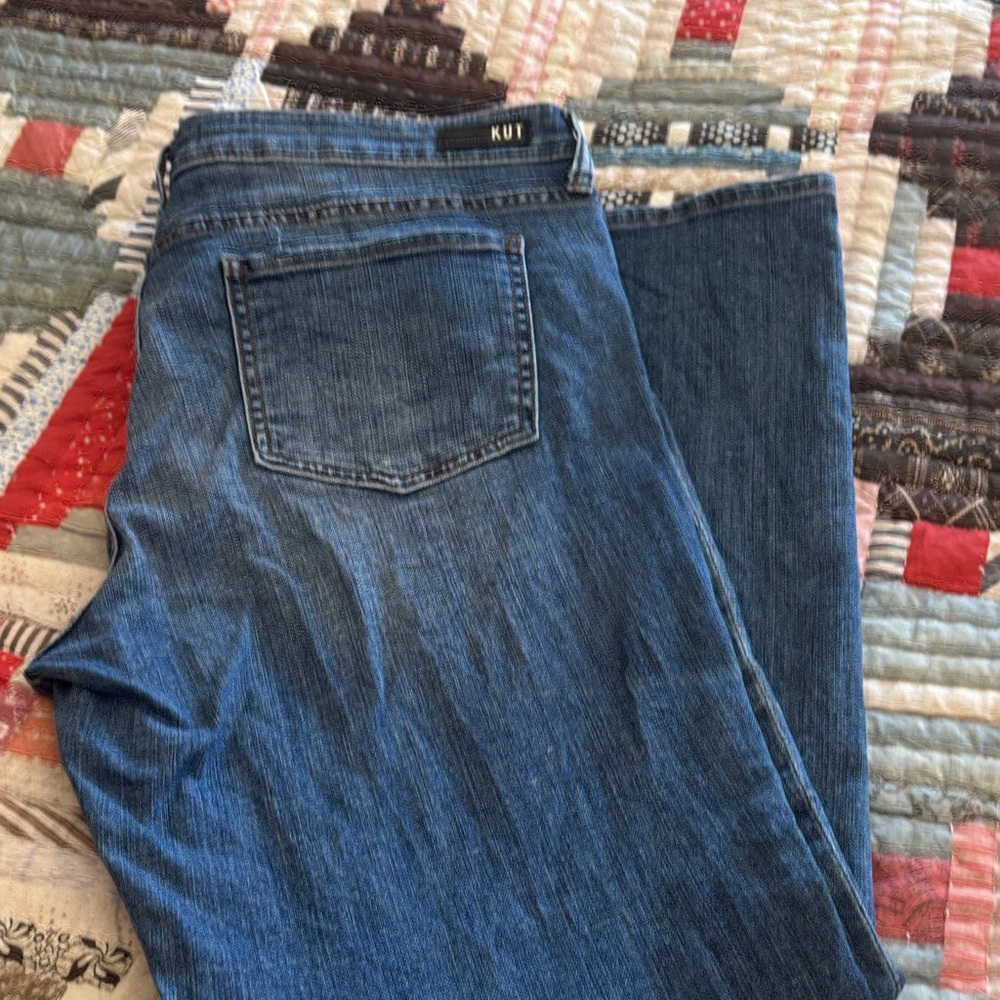 Kut from the Kloth Dark Blue Boyfriend Jeans